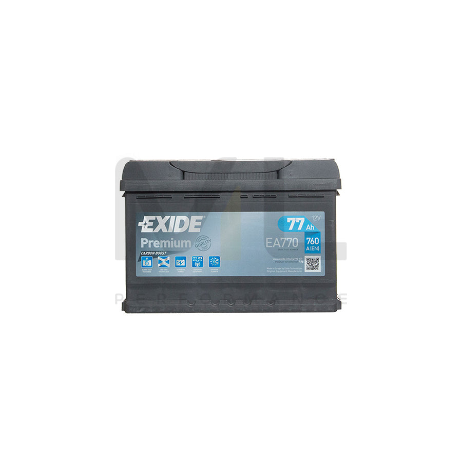 Batería Exide EA770 12V - 77Ah - 760A - Premium