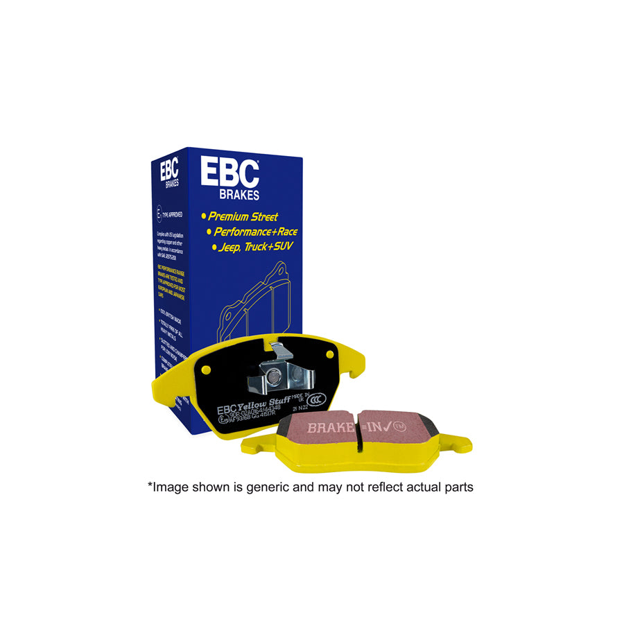 EBC DP41799R Dodge Jeep Yellowstuff Rear Brake Pads (Inc. Nitro, Cherokee,  Wrangler)