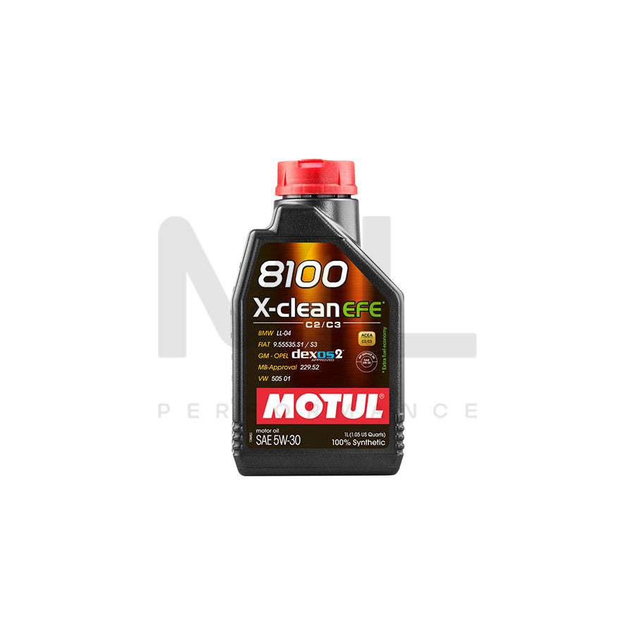 Motul 8100 X-Clean EFE 5w-30 Fully Synthetic Car Engine Oil 1l