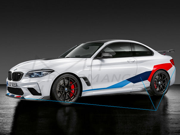 Genuine BMW F87 M Performance Car Wrapping Decal Set (M2 & M2 Competition)