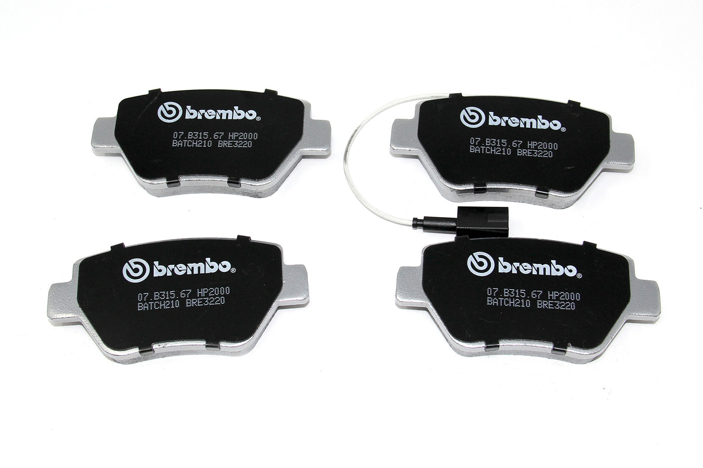 Brembo 07.B315.67-HP2 | HP2 Brake Pads