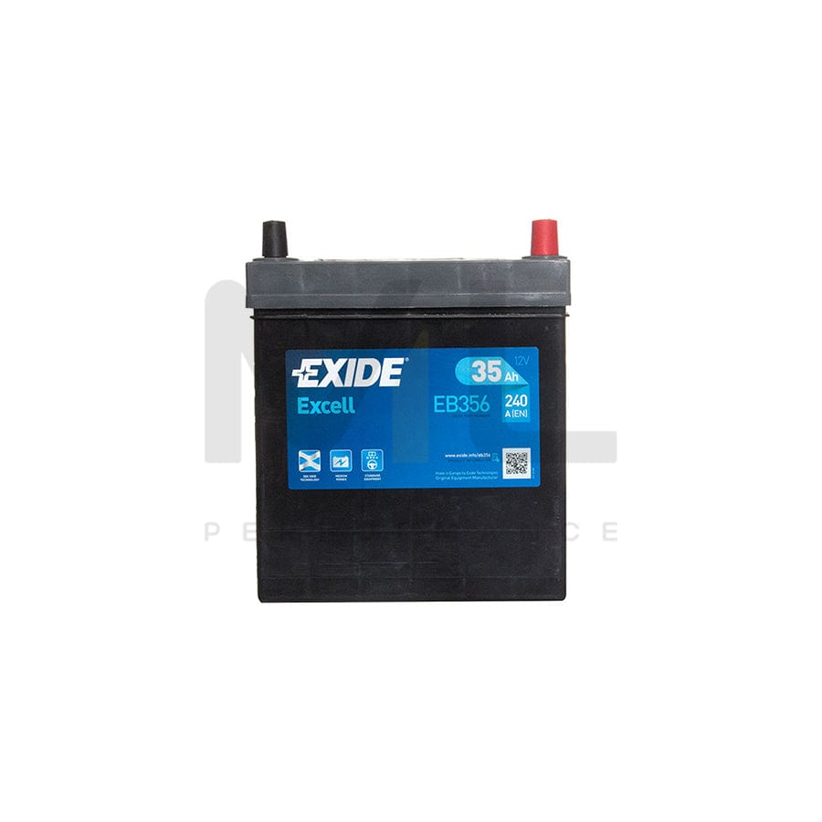 Exide Excell 054SE Car Battery - 3 Year Guarantee