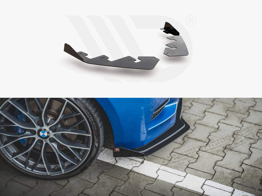 Maxton Design BMW F20 M135i Front Splitter Flaps