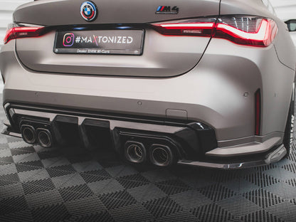 CARBON FIBER REAR SIDE SPLITTERS BMW M4 G82 | ML Performance Car Parts