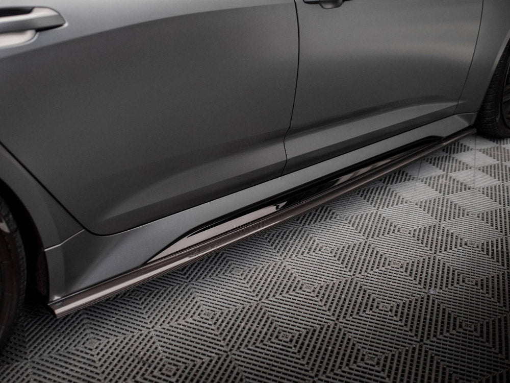 CARBON FIBER SIDE SKIRTS AUDI RS6 C8 / RS7 C8 | ML Performance Car Parts