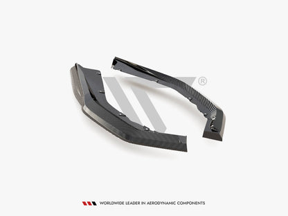 CARBON FIBER REAR SIDE SPLITTERS BMW M4 G82 | ML Performance Car Parts