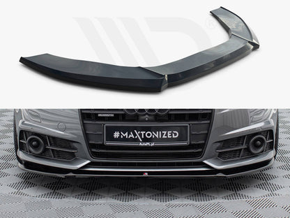 Maxton Design Audi S6 / A6 S-Line C7 FL Front Splitter V.1