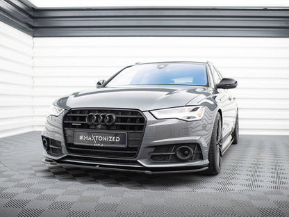 Maxton Design Audi S6 / A6 S-Line C7 FL Front Splitter V.1