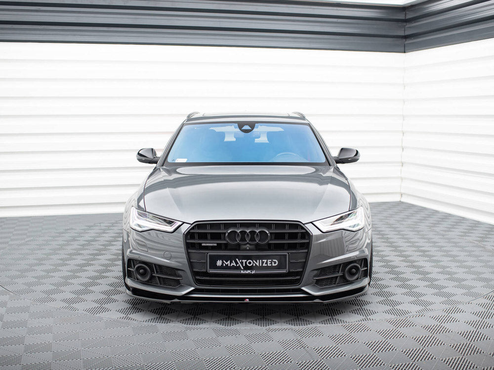 Maxton Design Audi S6 / A6 S-Line C7 FL Front Splitter V.1