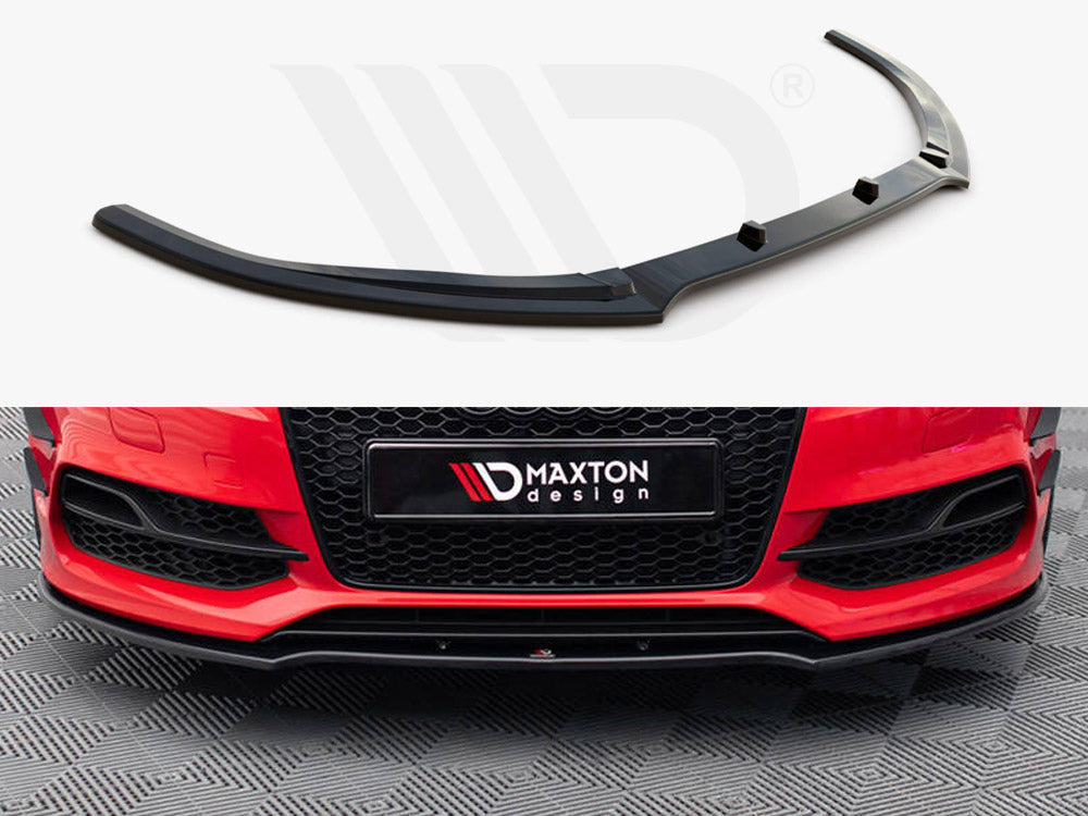 Maxton Design Audi S3 8V / A3 S-Line 8V Sedan / Cabrio Front Splitter V.2