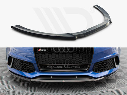 Maxton Design Audi RS6 C7 / C7 FL Front Splitter V.2