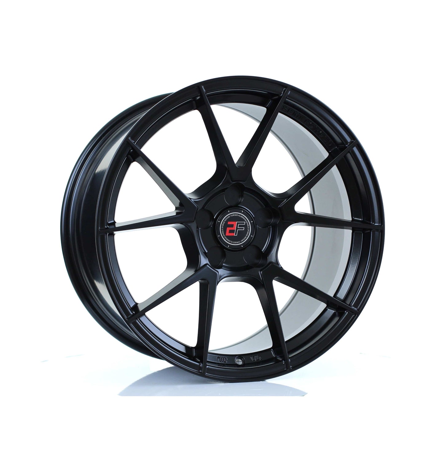 2FORGE ZF6 Matte Black 18x10 5X100 76mm CB Alloy Wheel - ML Performance UK