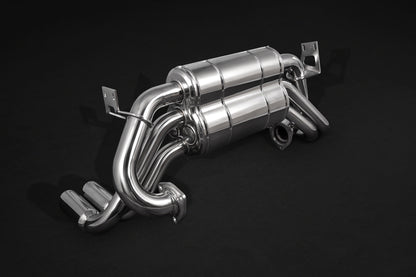 Capristo 02FE05903006 Ferrari 512/Testarossa FreeFlow Exhaust w Silencer Delete Adapters (EU spec) 