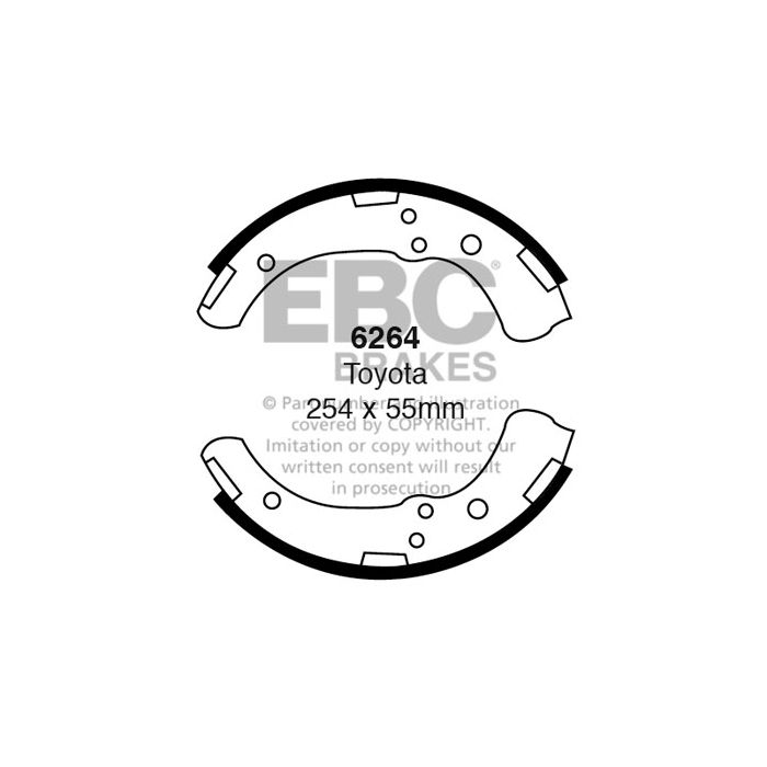 EBC 6264 Brake Shoes Front