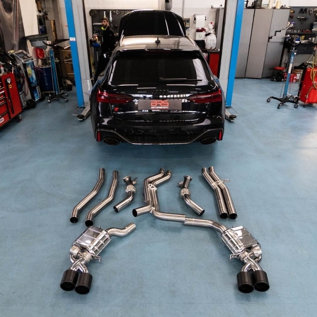 Capristo 02AU01903029 Audi RS6/7 (C8) Valved Exhaust with Carbon Fiber Tips (CES3) 