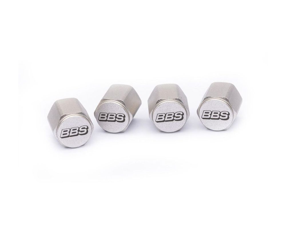 BBS Wheels 58072004.4 Valve Cap Set of 4 - Chrome With Logo