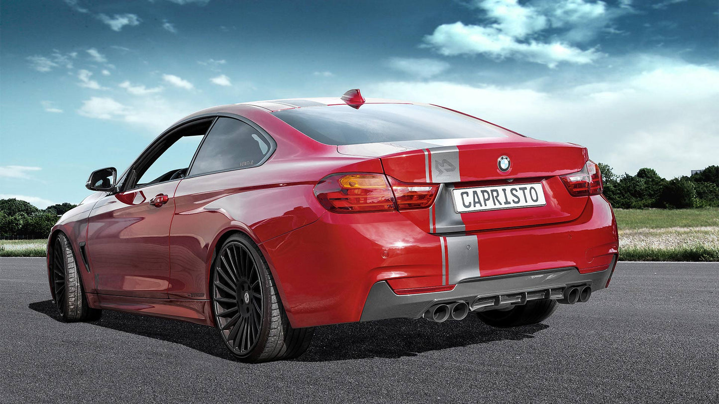 Capristo 02BM02110001 BMW 428i/435i Rear Skirt Apron/Diffuser 