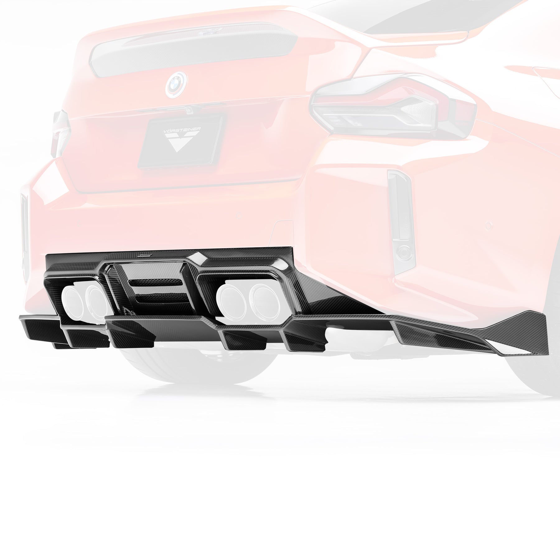 Vorsteiner BMV3250 BMW G8X M2 VRS Aero Diffuser with Under Floor Carbon fiber PP 2X2 Glossy | ML Performance