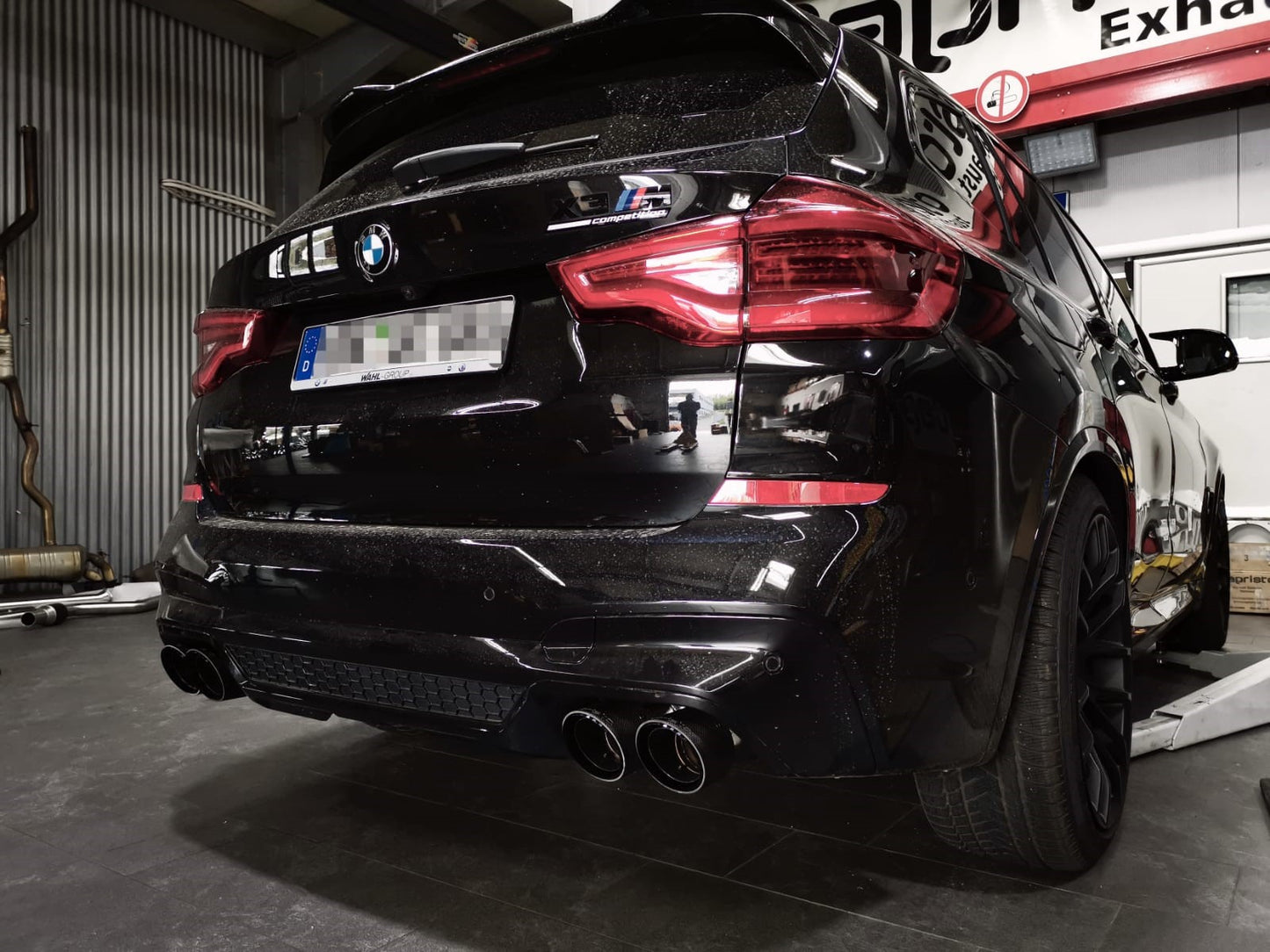 Capristo 02BM12503006 BMW X3M Competition (G01/F97) Exhaust System, OPF Delete Mid Pipes, and Carbon Fiber Tips 