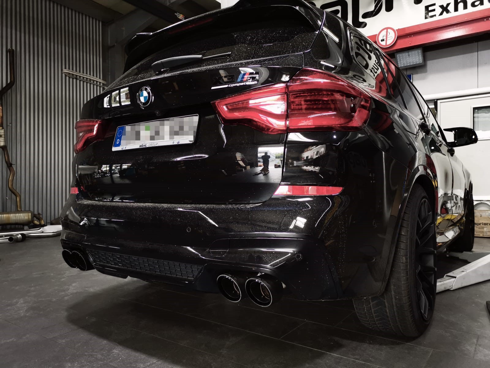 Capristo 02BM12503006 BMW X3M Competition (G01/F97) Exhaust System, OPF Delete Mid Pipes, and Carbon Fiber Tips 