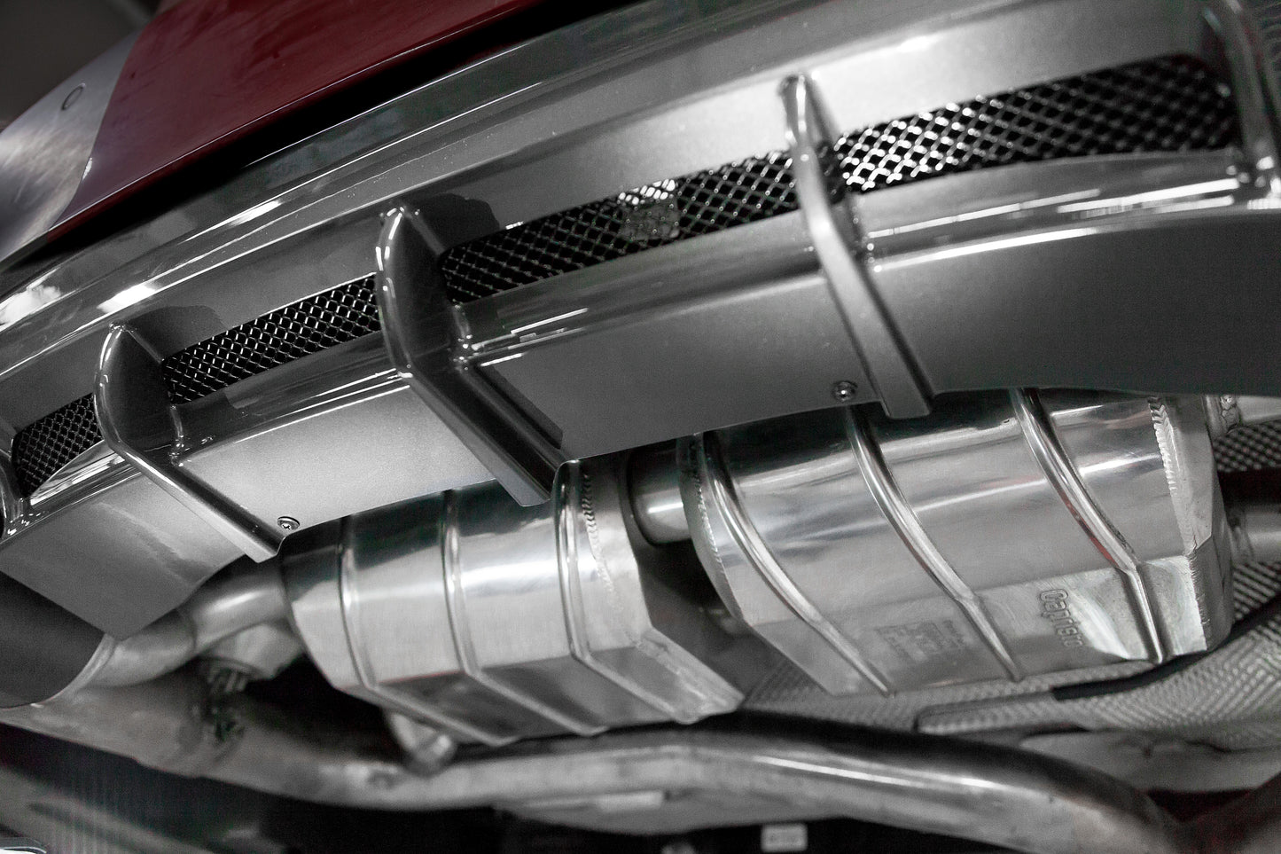 Capristo 02BM02103003 BMW 428i Valved Exhaust with Middle Silencer and Skirt Diffuser (CES3) 