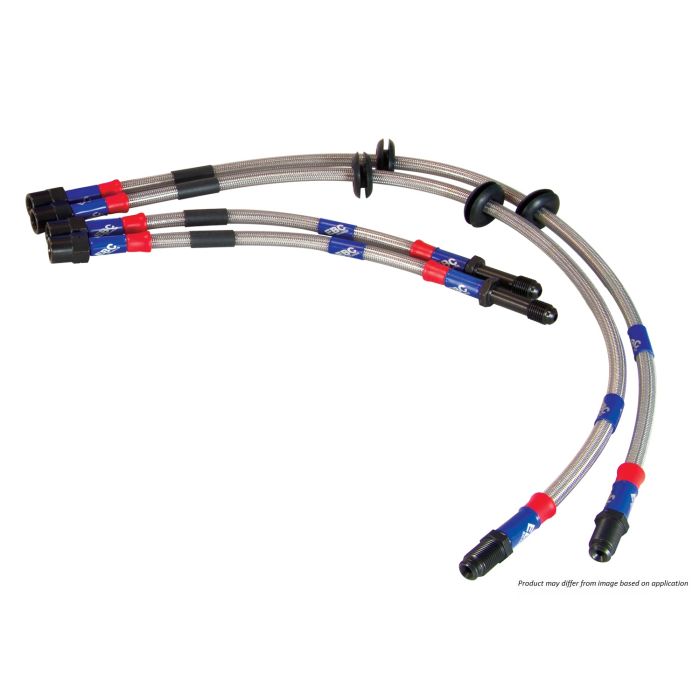 EBC BLA17066L Braided Steel Brake Lines Front &amp Rear