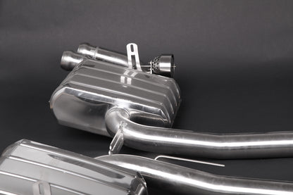 Capristo 02PO01703001 Porsche 958 Cayenne Turbo/S (10-14) Valved Exhaust with Mid-Pipes (CES3) 