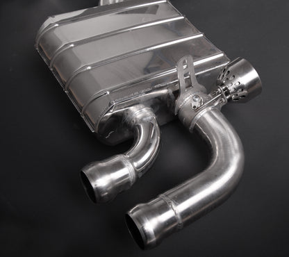 Capristo 02PO01703001 Porsche 958 Cayenne Turbo/S (10-14) Valved Exhaust with Mid-Pipes (CES3) 