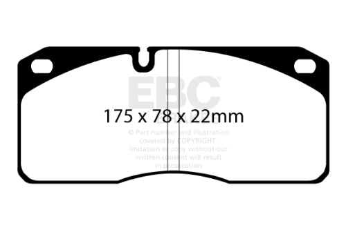 EBC DP5075NDX BLUESTUFF RACE BRAKE PADS