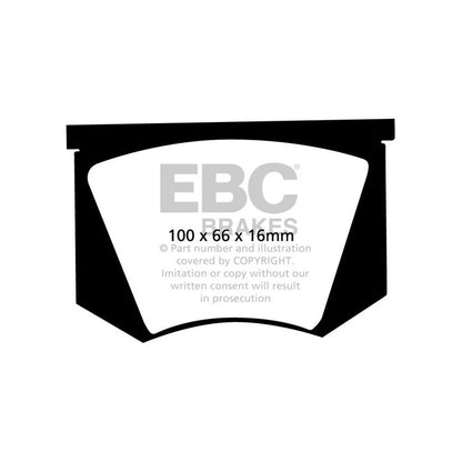 EBC DP4100R Yellowstuff Brake Pads Front