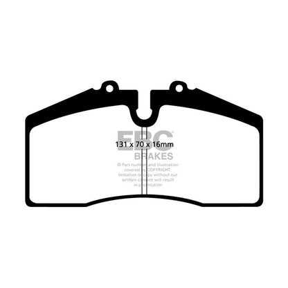 EBC DP51014NDX Bluestuff NDX Brake Pads Front