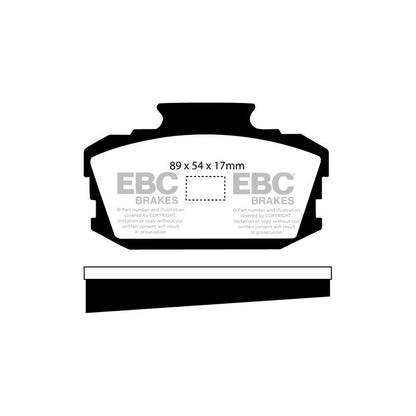 EBC DP129 Ultimax Brake Pads Front