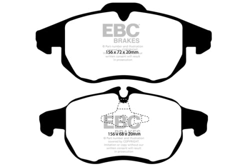 EBC DP51414NDX BLUESTUFF RACE BRAKE PADS