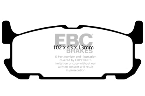 EBC DP51685B BLUESTUFF RACE BRAKE PAD SET