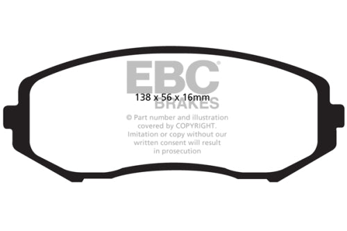 EBC ED91818ED Plus Extra Duty Brake Pads