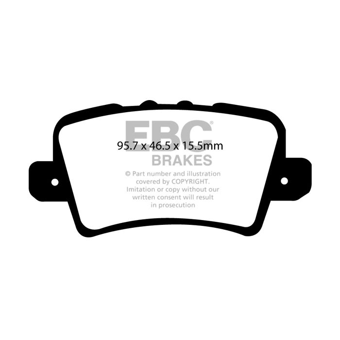 EBC DP41902R Yellowstuff Brake Pads Rear