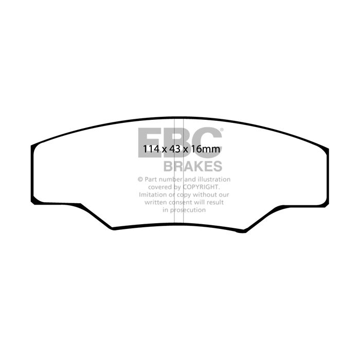 EBC DP5003NDX Bluestuff NDX Brake Pads Front