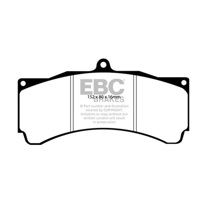 EBC DP5032NDX Bluestuff NDX Brake Pads Front