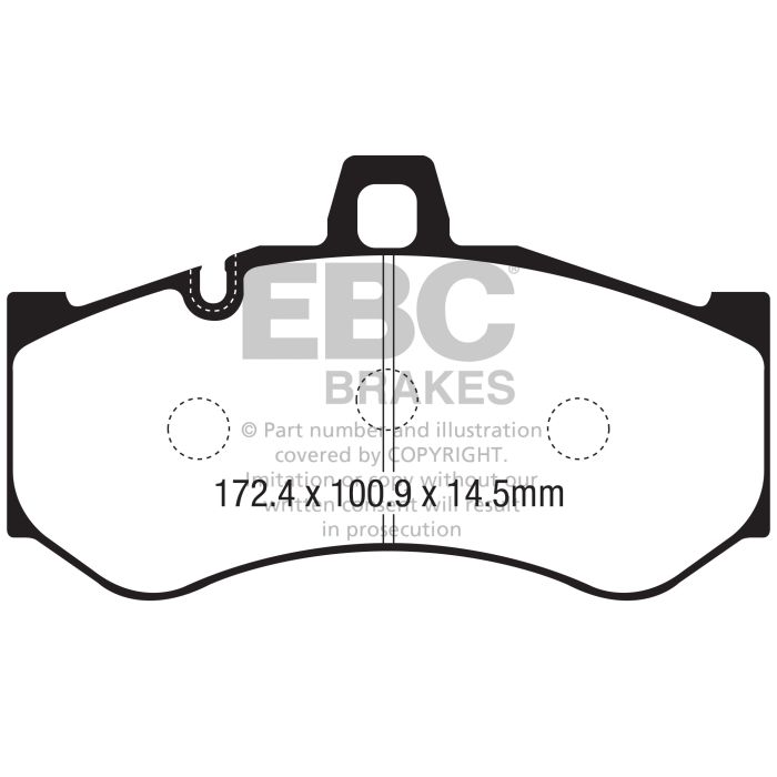 EBC DP5072NDX Bluestuff NDX Brake Pads 