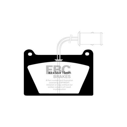 EBC DP5627NDX Bluestuff NDX Brake Pads Front