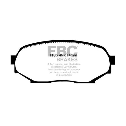 EBC DP3802C Redstuff Brake Pads Front