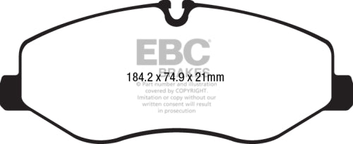 EBC DP42223R YELLOWSTUFF BRAKE PADS