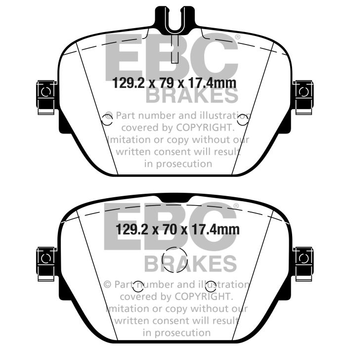 EBC DP22314 Greenstuff 2000 Brake Pads Rear