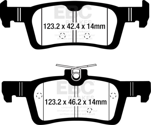 EBC DP52319NDX BLUESTUFF RACE BRAKE PADS