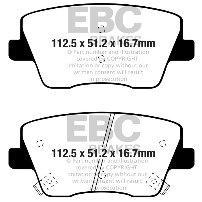 EBC DP82344RPX RPX Brake Pads Rear