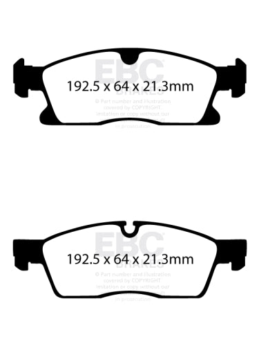 EBC DP42399R YELLOWSTUFF BRAKE PADS