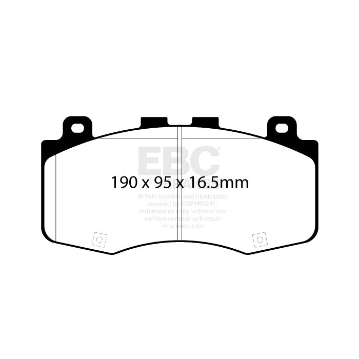 EBC DP82400RP1 RP1 Brake Pads Front