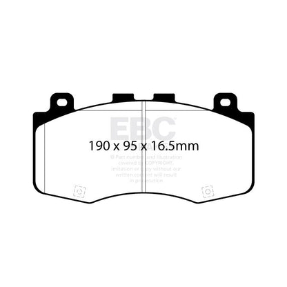 EBC DP82400RP1 RP1 Brake Pads Front