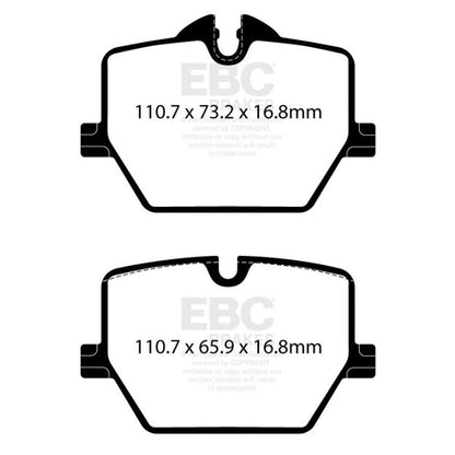 EBC DP82415RP1 RP1 Brake Pads Rear