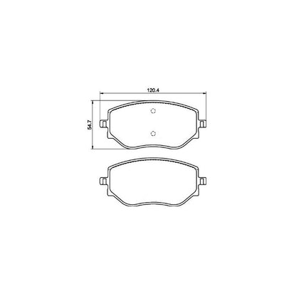 EBC DP22422 Greenstuff 2000 Brake Pads Front